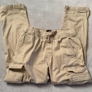 Men's Hollister Slim Straight Khaki Cargo Pants- Small